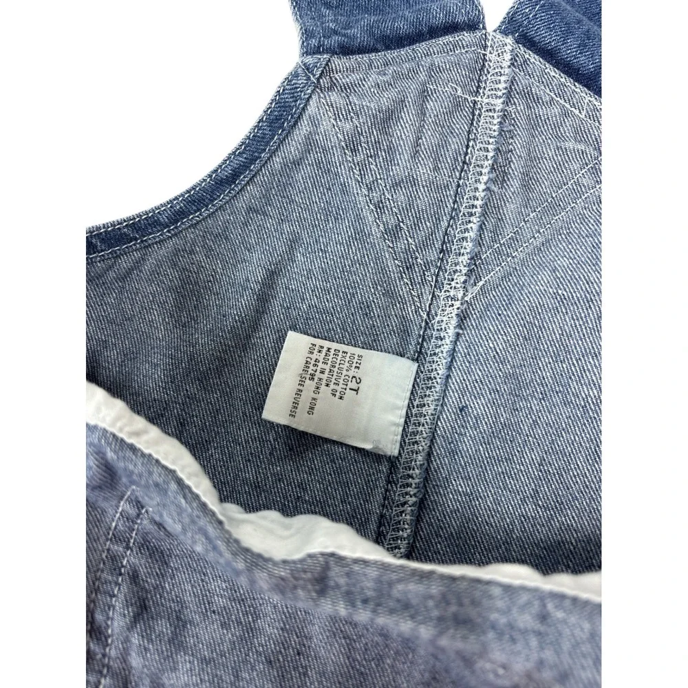 Vintage Blue's Clues Y2K Embroidered Denim Jean Overalls 2T‎ & Shirts 2000